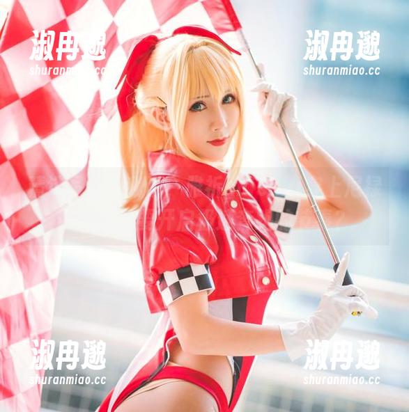 精选写真：我说，雅祈masaki穿上尼禄赛车服是要开启极速奔跑的节奏？